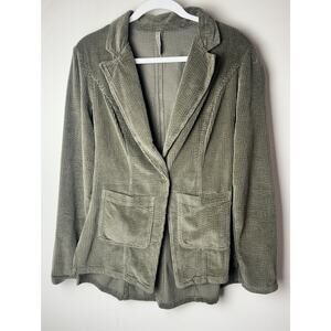 XCVI Westbrook Corduroy Jacket Womens XS Olive Steampunk Utilitarian Equestrian